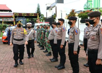 Polres Kubar Laksanakan Gelar Pasukan Operasi Patuh Mahakam Tahun 2022
