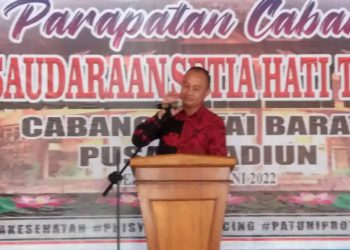 Ini Kata Bupati FX Yapan Terkait Parapatan Cabang PSHT Kubar