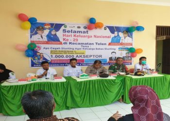 Babinsa Koramil 0909-03/Muara Wahau Hadiri Peringatan Harganas, Plh Danramil Sebut Hal Ini