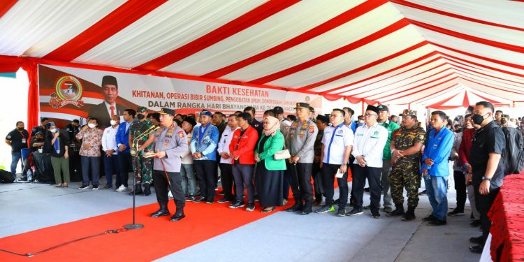 Gelar Bakti Kesehatan di Titik 0 IKN, Kapolri Gelorakan Visi Indonesia Emas 2045