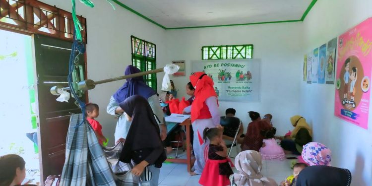 Dukung Pencegahan Stunting dan Program Posyandu, PT GAM Kucurkan Ratusan Juta di 2021