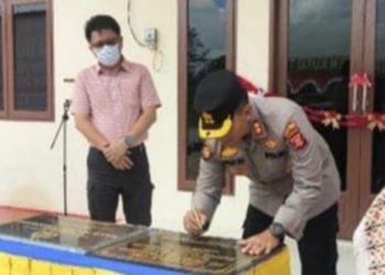 Melalui Program CSR, Indexim Coalindo Bangun Gedung Baru Polsek Kaliorang