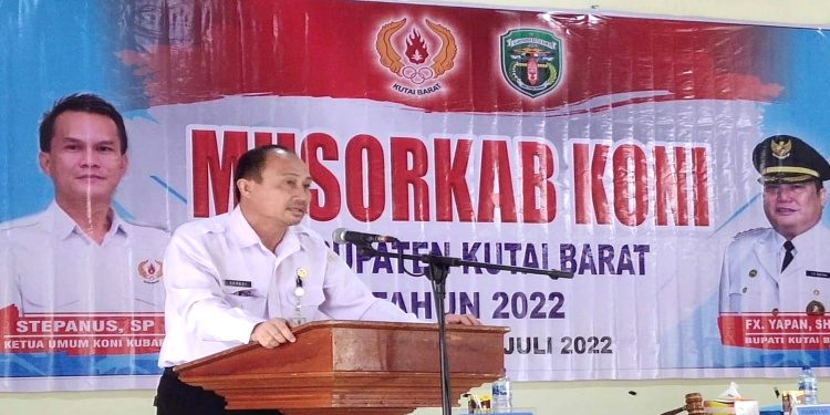 KONI Kubar Berganti Kepemimpinan, Bupati Kubar Harapkan Hal Ini Dilakukan Tobias