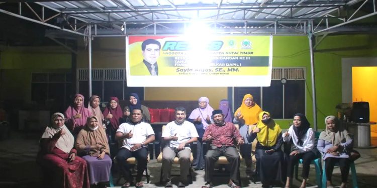 Sayid Anjas Reses di Sangatta Utara