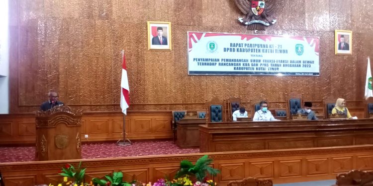 Pandangan Umum Fraksi Demokrat pada KUA-PPAS Kutim