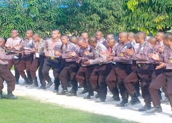 Hari Kedua Diksar Gada Pratama PT BMM, Puluhan Security Dibekali Hal Ini