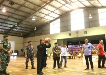Turnamen Bola Basket Bertajuk Dandim Cup 2022 Resmi Dibuka Bupati Ardiansyah Sulaiman