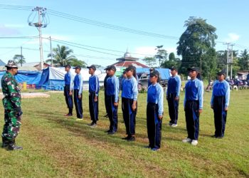 Dua Minggu, Babinsa Koramil 0909-06/Bengalon Gembleng Paskibraka