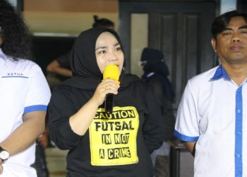 Wakil Ketua 1 DPRD Tutup Turnamen AFKAB Kutim 2022, Asti Mazar: Selamat Acara Berjalan Sukses
