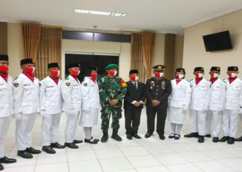 10 Paskibraka Kecamatan Bengalon Dikukuhkan, Ini Kata Kapten Inf Sajani Lumbantoruan