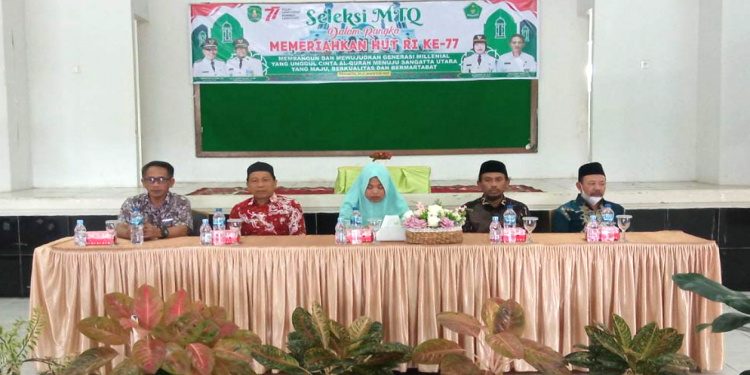 Jimmy Apresiasi Gelaran Perdana Seleksi MTQ Tingkat Kecamatan Sangatta Utara