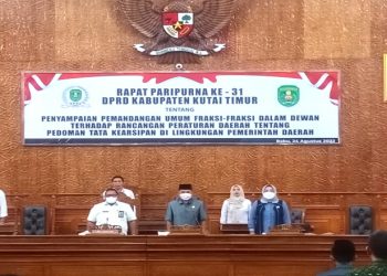 Paripurna ke-31, Fraksi-fraksi Beri PU pada Raperda Kearsipan