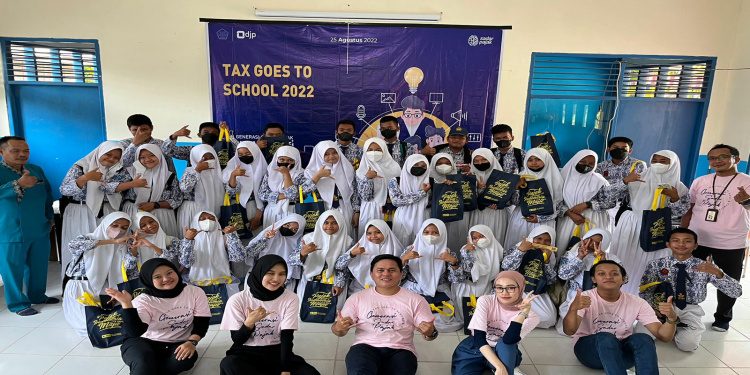 Tax Goes To School 2022, dengan Semangat Kemerdekaan, Pajak Tenggarong Gerilya Edukasi di SMPN 1 Loa Janan