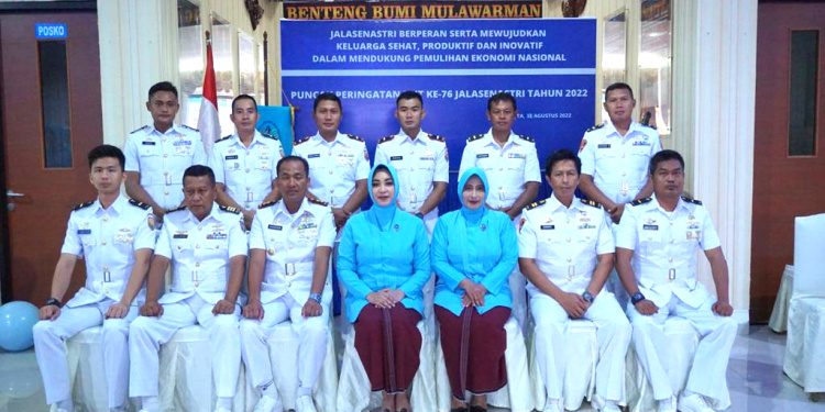 Peringati HUT 76 Jalasenastri, Ini Pesan Danlanal Sangatta Bagi Para Istri Prajurit TNI AL