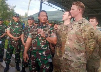 Jenderal Andika Perkasa Tinjau Latihan Bersama Super Garuda Shield