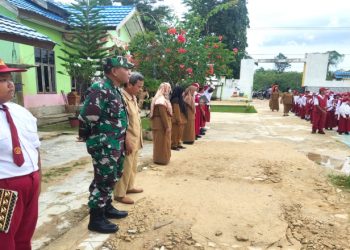 Ini Amanat Babinsa Koramil 0909-06/Bengalon untuk Siswa SDN 005 Kaliorang