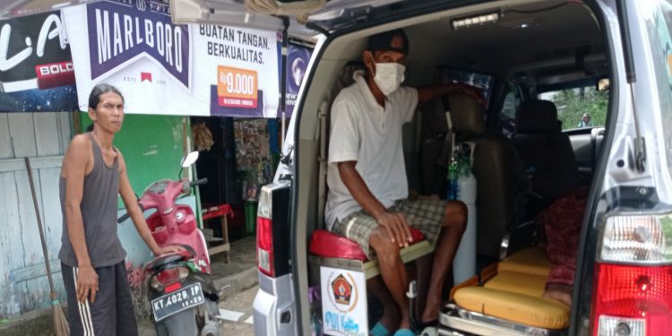 Doktor Datu Iman Suramanggal, Support PWI Kaltim Peduli, Pulangkan Pasien Rujukan ke Tanah Tidung