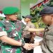 Dandim dan Personel Kodim 0909/KTM Sambut Kedatangan Komponen Cadangan