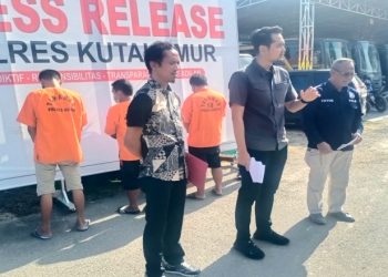 Bekuk 3 Pelaku Illegal Logging, Satreskrim Polres Kutim Sukses Amankan Puluhan Kubik Kayu