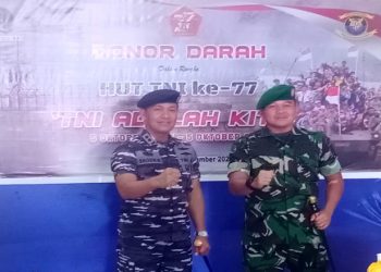 HUT 77 TNI, Lanal Sangatta dan Kodim 0909/Kutai Timur Gelar Bakti Sosial Donor Darah