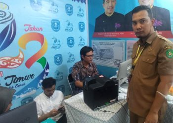 Kejar Capaian Pemilih Pemula, Disdukcapil Buka Layanan Perekaman E-KTP di Expo Pembangunan 2022
