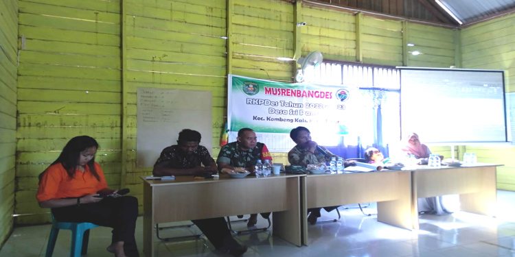 Hadiri Musrembang Desa Sripantun, Babinsa Muara Wahau Pesankan Hal Ini