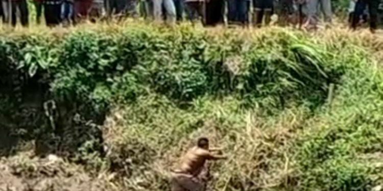 Kepergok Curi Motor, SM Warga Jember Nekat Ceburkan Diri ke Sungai