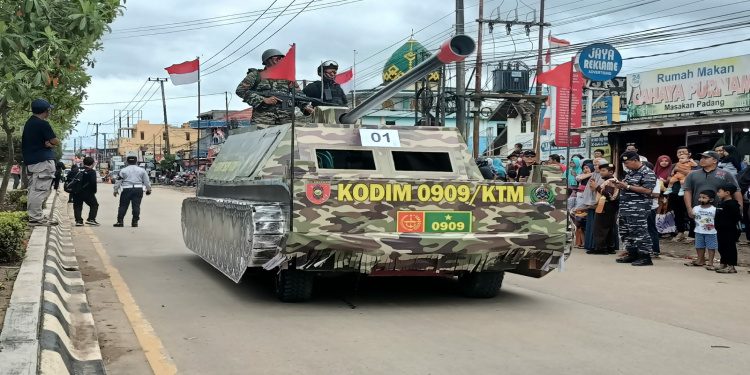 Panser Anoa Turun ke Jalanan Sangatta, Pasukan Reaksi Cepat Kodim 0909/Kutai Timur Siaga