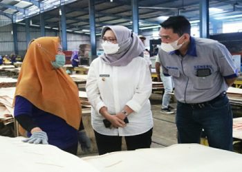 Antisipasi Ancaman Resesi Global, Wabup Kunjungi Sejumlah Perusahaan Industri Kayu di Lumajang