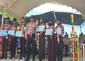 Saka Wira Kartika Koramil 0909-03/Muara Wahau Raih Juara Umum OCCPPS IV