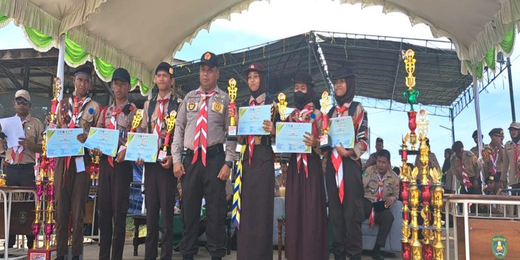 Saka Wira Kartika Koramil 0909-03/Muara Wahau Raih Juara Umum OCCPPS IV