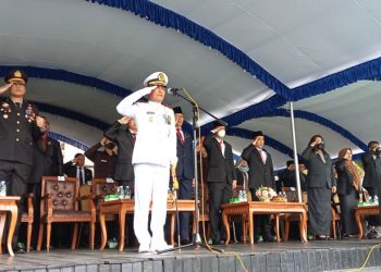 Berjalan Khidmat, Danlanal Irup Hari Pahlawan ke-77 di Kutim