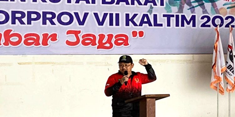 Sebanyak 657 Atlit dan Official dari 35 Cabor Dilepas Secara Resmi Kadis Parpora Kubar