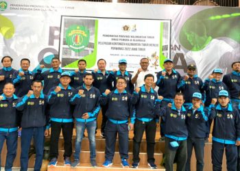 Kontingen Porwanas ke XIII PWI Kaltim Dilepas, Target 5 Besar dan Tuan Rumah Porwanas ke XIV