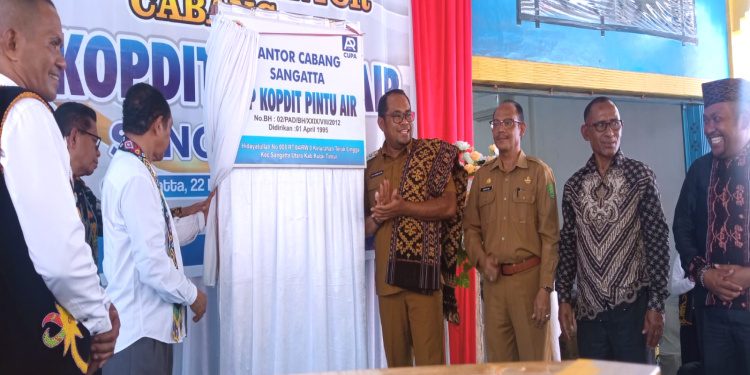 Wabup Resmikan Kantor KSP Kopdit Pintu Air Cabang Sangatta