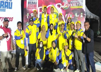 Tiga Medali FPTI Kutim di Hari Pertama Diapresiasi Wabup