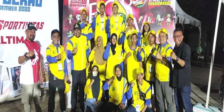 Tiga Medali FPTI Kutim di Hari Pertama Diapresiasi Wabup