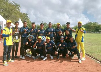 Tim Putra Cricket Kutim Lolos Final Kategori 6’S Sixes