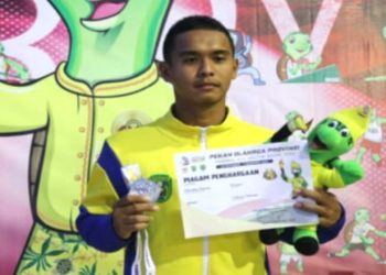 Latihan Dua Bulan, Fahri Raih Emas Porprov VII Kaltim