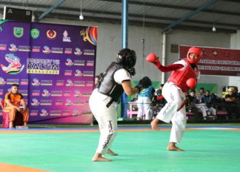 Mulai Tanding, Tarung Derajat Kutim Optimis Raih 9 Emas Porprov Kaltim