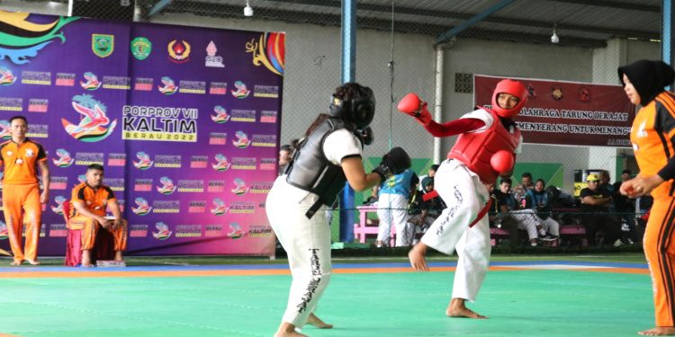 Mulai Tanding, Tarung Derajat Kutim Optimis Raih 9 Emas Porprov Kaltim