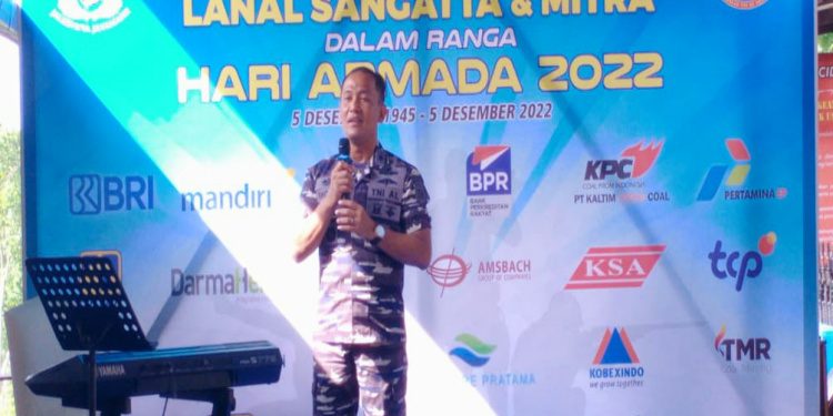 Sambut Hari Armada TNI AL 2022, Lanal Sangatta Gelar Fun Shooting