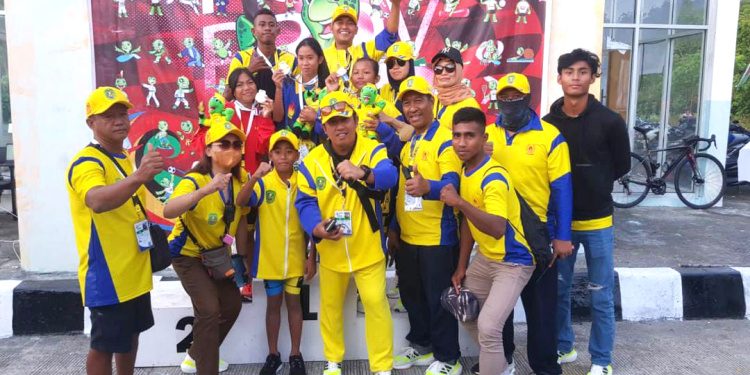 Hari Pertama, Triathlon Kutim Raih 1 Emas dan 1 Perunggu