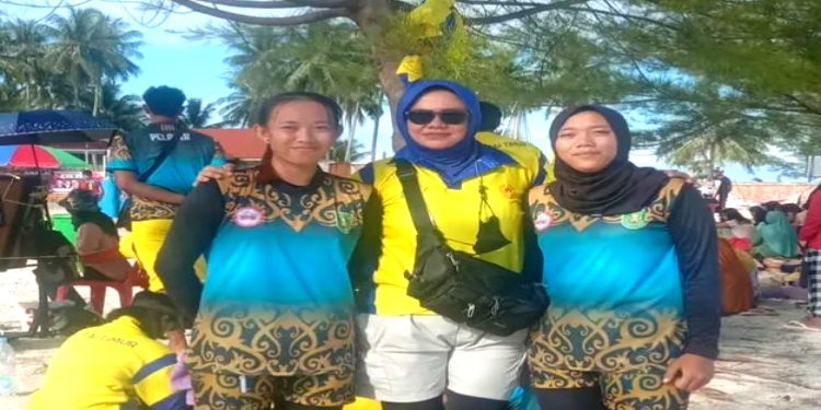 Voli Pantai Putri Dapat Emas !