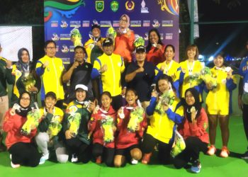 Petenis Kutim Kumpulkan 5 Medali Porprov Kaltim