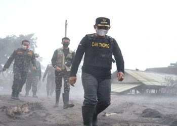 Pastikan Proses Evakuasi Berjalan Cepat, Bupati Lumajang Tinjau Langsung Lokasi Terdampak