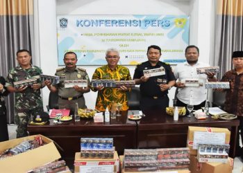 Selama 4 Bulan Tim Gabungan Pemkab Lumajang Amankan Ribuan Bungkus Rokok Ilegal