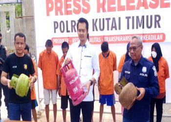 Hanya Butuh 4 Hari, Sindikat Pencuri Tabung Gas Berhasil Dibekuk Satreskrim Polres Kutim