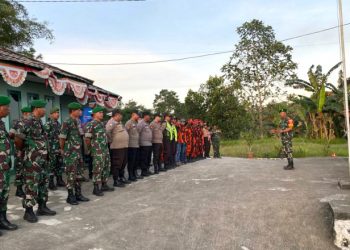Pengamanan Nataru, Koramil 0909-07/Teluk Pandan Sasar Tempat Umum, Ini Tujuannya