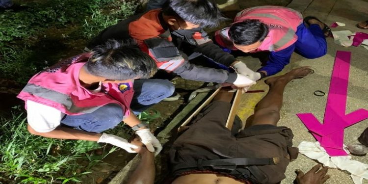 ODJG Korban Laka Ditabrak Kendaraan yang Tidak Bertanggung Jawab, Kini di Rumah Singgah Biru